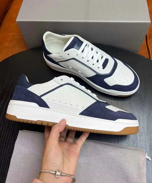 2023 famous brunell men sneakers shoes grained calfskin and washed suede cucine basket lace-up trainers man super-quality skateboard walking, Black
2023 famous brunell men sneakers shoes grained calfskin and washed suede cucine basket lace-up trainers man super-quality skateboard walking, Black