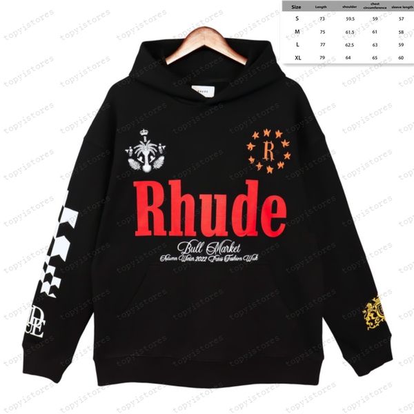 2023 fashion men's hoodies designer rhude hoodie for men and women street joint name new tee luxurys loose hoodie couple hoodies us siz, Black
2023 fashion men's hoodies designer rhude hoodie for men and women street joint name new tee luxurys loose hoodie couple hoodies us siz, Black