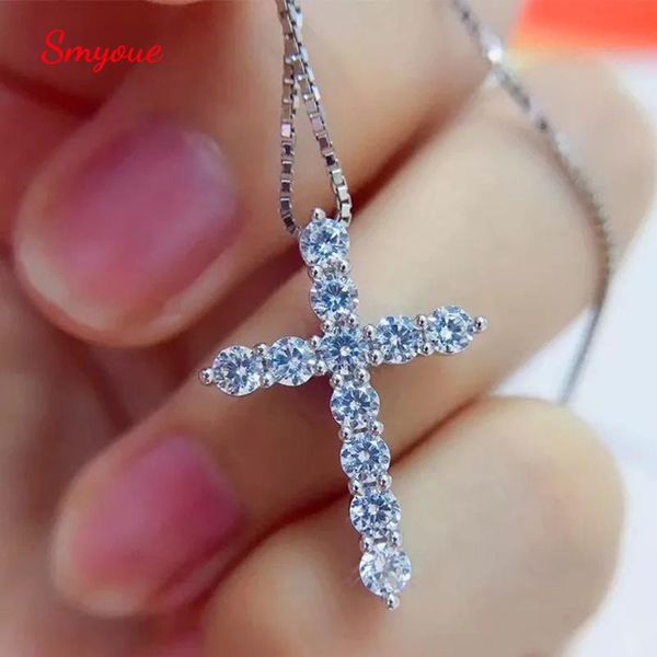 necklaces smyoue 3.0mm cross 100% moissanite pendants for women 925 sterling silver handset luxury necklace for engagement bridal gifts
necklaces smyoue 3.0mm cross 100% moissanite pendants for women 925 sterling silver handset luxury necklace for engagement bridal gifts