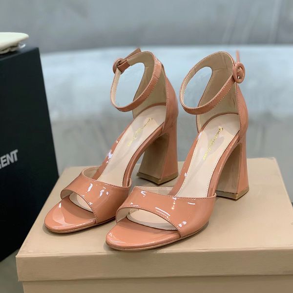 patent leather thick high heeled sandals leather slip on back cover heel pumps luxury designer womens ankle strap evening dress shoes factor, Black
patent leather thick high heeled sandals leather slip on back cover heel pumps luxury designer womens ankle strap evening dress shoes factor, Black