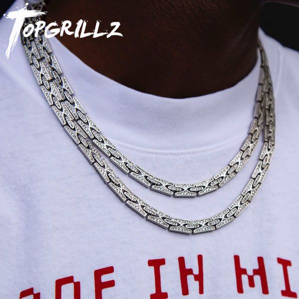 necklaces rillz 10mm razor link necklace/bracelet punk heavy chain iced out micro pave cubic zirconia link hip hop jewelry for men, Silver
necklaces rillz 10mm razor link necklace/bracelet punk heavy chain iced out micro pave cubic zirconia link hip hop jewelry for men, Silver