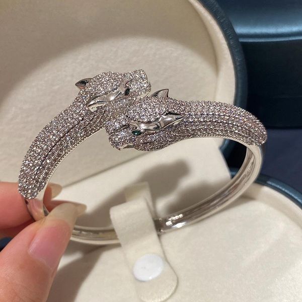 bangle leopard head bracelet light luxury men for women full zircon cold wind double leopard head bracelet atmosphere classic jewelry, Black
bangle leopard head bracelet light luxury men for women full zircon cold wind double leopard head bracelet atmosphere classic jewelry, Black