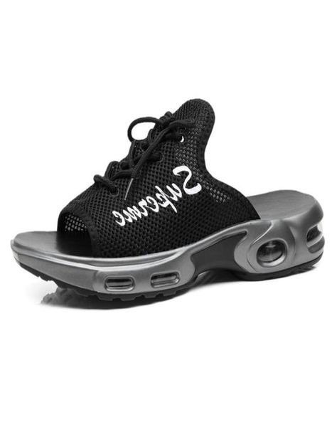 air cushion slippers men vacation wearproof antiskid slipper with soft sole mesh slipper hollow shoes for summer lace up slippers 1303104, Black
air cushion slippers men vacation wearproof antiskid slipper with soft sole mesh slipper hollow shoes for summer lace up slippers 1303104, Black