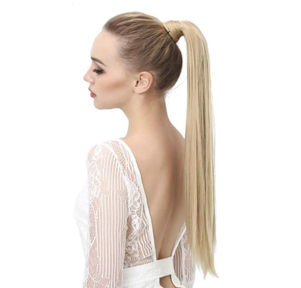 24 straight wrap synthetic ponytail hair extension ponytail hair clip in ponytail pony tail flase hairpiece hairtail2300976, Black
24 straight wrap synthetic ponytail hair extension ponytail hair clip in ponytail pony tail flase hairpiece hairtail2300976, Black