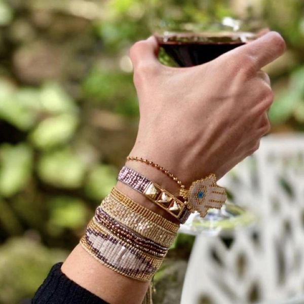 bangle bluestar 2021 turkish eye bracelet miyuki bracelets handmade crystal pulseras mujer fatima hamsa hand jewelry armband, Black
bangle bluestar 2021 turkish eye bracelet miyuki bracelets handmade crystal pulseras mujer fatima hamsa hand jewelry armband, Black