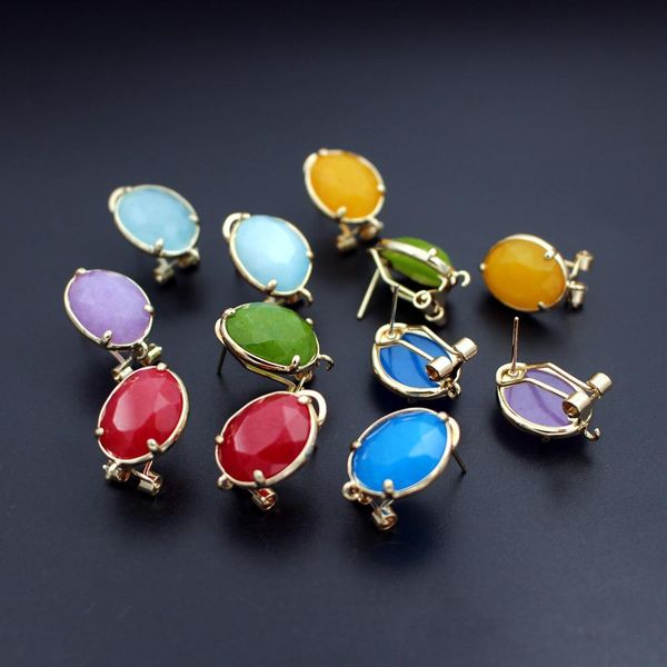 knot 10pair gold plated color stone earrings with open loop connectors diy for women bridal drops wedding dangle earrings, Silver
knot 10pair gold plated color stone earrings with open loop connectors diy for women bridal drops wedding dangle earrings, Silver
