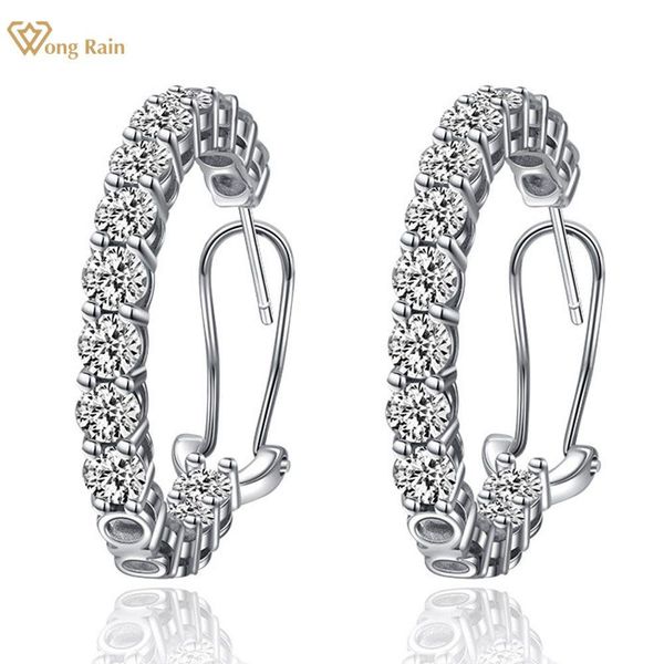 stud wong rain 100% 925 sterling silver created moissanite gemstone luxury wedding party hoop earrings for women fine jewelry gifts, Golden;silver
stud wong rain 100% 925 sterling silver created moissanite gemstone luxury wedding party hoop earrings for women fine jewelry gifts, Golden;silver