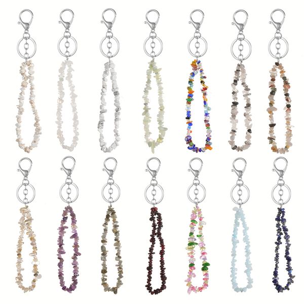 fashion natural stone key rings chip beads nuggets fluorite amethyst rose crystal quartz keychain bag car hanging charms, Slivery;golden
fashion natural stone key rings chip beads nuggets fluorite amethyst rose crystal quartz keychain bag car hanging charms, Slivery;golden