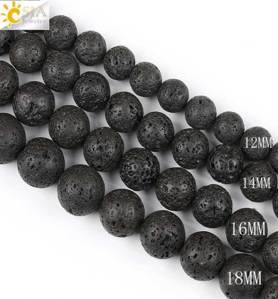 csja drop 12mm big round black lava rock natural stone beads for women men necklaces bracelets making with string e11036892
csja drop 12mm big round black lava rock natural stone beads for women men necklaces bracelets making with string e11036892