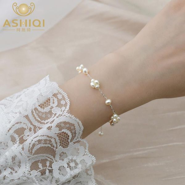 bangle ashiqi natural freshwater pearl 925 sterling silver hand woven flower ball bracelet jewelry for women, Black
bangle ashiqi natural freshwater pearl 925 sterling silver hand woven flower ball bracelet jewelry for women, Black
