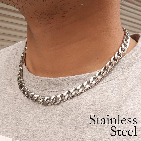 necklaces 10 pcs stainless steel necklace for men women 10mm big heavy nk curb chain cuban link necklace choker bracelet tarnish free, Silver
necklaces 10 pcs stainless steel necklace for men women 10mm big heavy nk curb chain cuban link necklace choker bracelet tarnish free, Silver