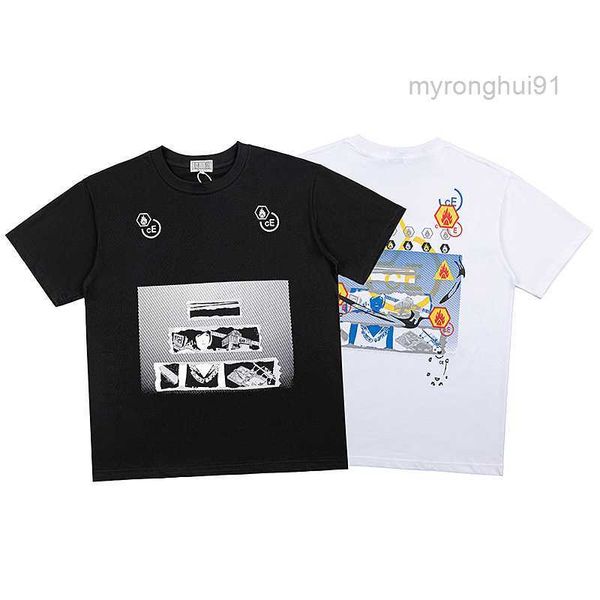 spring/summer new c.e figure pattern letter print round neck pullover short sleeve 17iq, White;black
spring/summer new c.e figure pattern letter print round neck pullover short sleeve 17iq, White;black