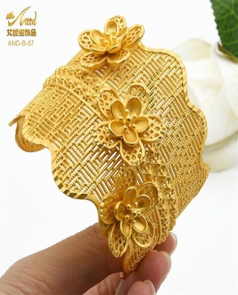 dubai flowers shape bangle for women 24k gold color bracelets jewelry ethiopian arabic african trendy bangles designer jewelrie 222185806, Black
dubai flowers shape bangle for women 24k gold color bracelets jewelry ethiopian arabic african trendy bangles designer jewelrie 222185806, Black