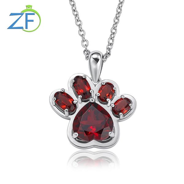 necklaces gz zongfa original 925 sterling silver paw pendant for women natural garnet 3ct gems animal footprints necklace fine jewelry
necklaces gz zongfa original 925 sterling silver paw pendant for women natural garnet 3ct gems animal footprints necklace fine jewelry