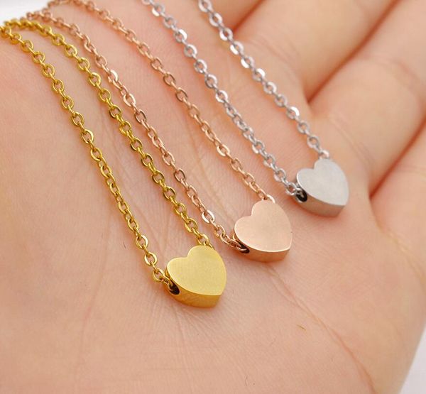 necklaces stainless steel mirror polished heart chain necklaces gold rose gold love heart necklace jewelry 45cm 10piece/lot, Silver
necklaces stainless steel mirror polished heart chain necklaces gold rose gold love heart necklace jewelry 45cm 10piece/lot, Silver