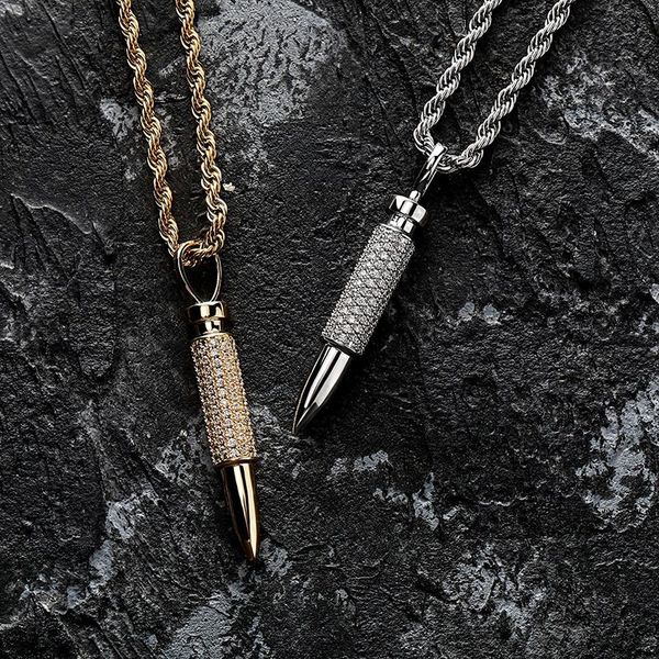 necklaces hip hop 3a+ cz stone paved bling iced out bullet pendants necklace for men rapper jewelry gold silver color gift
necklaces hip hop 3a+ cz stone paved bling iced out bullet pendants necklace for men rapper jewelry gold silver color gift