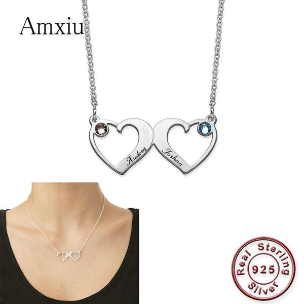 necklaces amxiu custom wedding necklace engrave two names 925 sterling silver heart pendant necklace for bridal lovers engagement gifts
necklaces amxiu custom wedding necklace engrave two names 925 sterling silver heart pendant necklace for bridal lovers engagement gifts