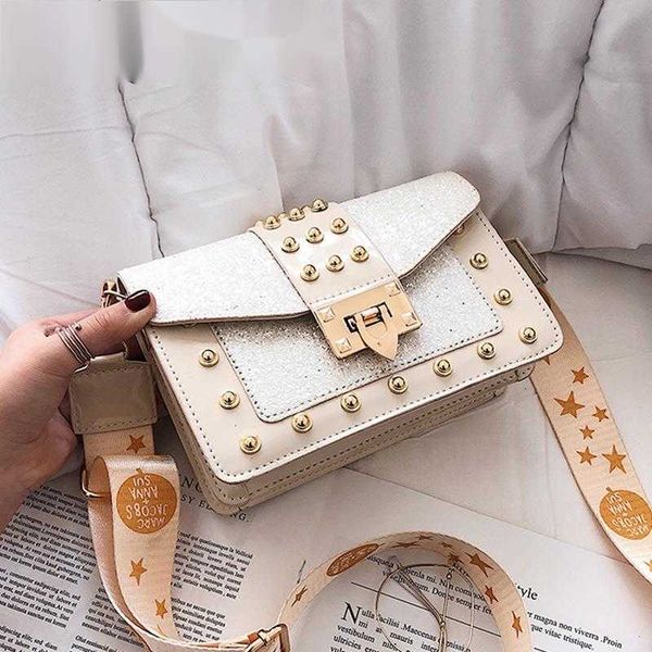 shoulder bags fashion square crossbody messenger bag 2023 woman new design wide strap rivet 230426
shoulder bags fashion square crossbody messenger bag 2023 woman new design wide strap rivet 230426