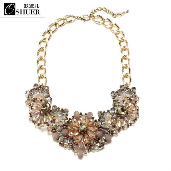 necklaces oshuer new trending handmade now statement necklace women crystal flower metal goldcolor brand jewelry, Silver
necklaces oshuer new trending handmade now statement necklace women crystal flower metal goldcolor brand jewelry, Silver