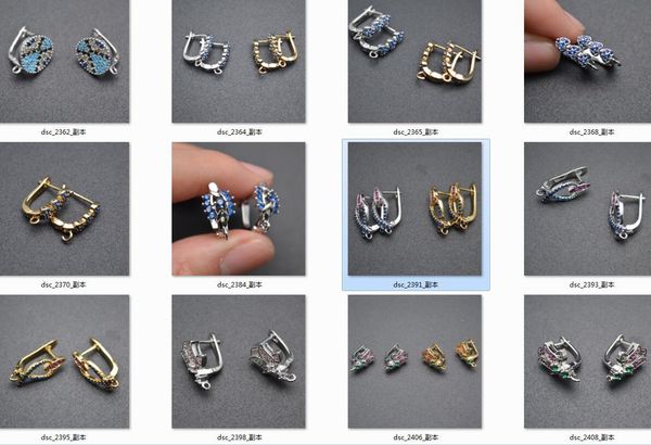 polish multi colored zircon cz beads pave hook anitrust metal brass earrings hooks nickle jewelry findings, Blue
polish multi colored zircon cz beads pave hook anitrust metal brass earrings hooks nickle jewelry findings, Blue