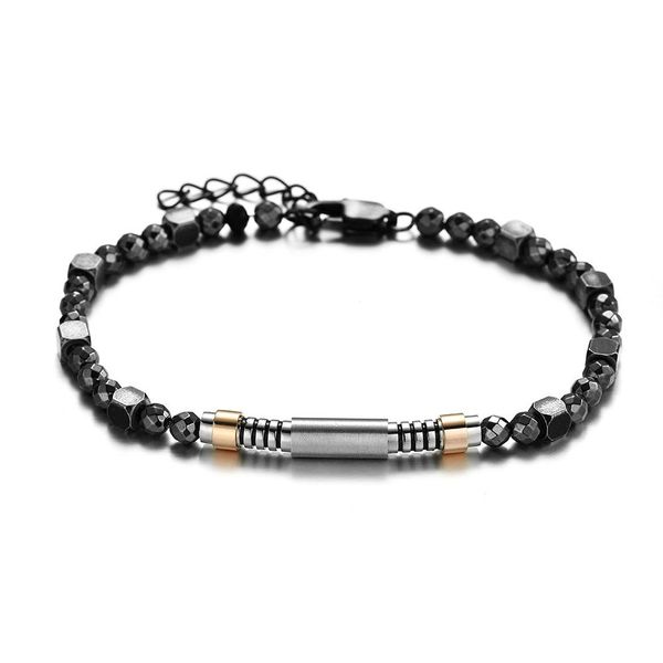 bangle ruimo retro style adjustable men bracelets stainless steel and hematite bracelet cnc cut connector bracelet jewelry for men, Black
bangle ruimo retro style adjustable men bracelets stainless steel and hematite bracelet cnc cut connector bracelet jewelry for men, Black