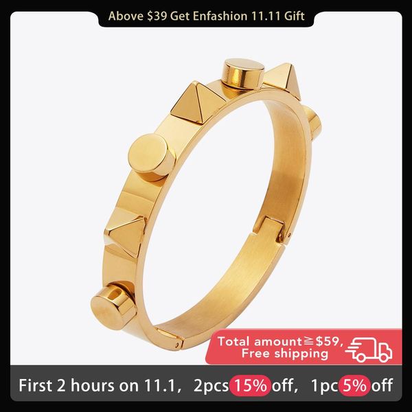 bangle enfashion pyramid cuff bracelet manchette armband gold color punk spike bangle bracelet for women bracelets bangles pulseiras, Black
bangle enfashion pyramid cuff bracelet manchette armband gold color punk spike bangle bracelet for women bracelets bangles pulseiras, Black