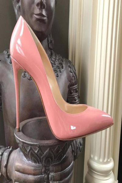 real po genuine leather lady pink patent leather point toe lady high heel shoes pump ladies heels stiletto 12cm 14155606, Black
real po genuine leather lady pink patent leather point toe lady high heel shoes pump ladies heels stiletto 12cm 14155606, Black