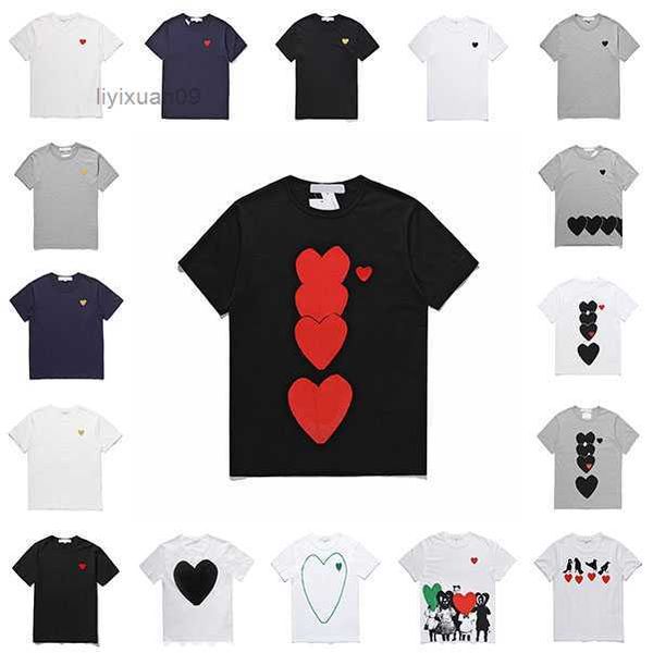 cdg fashion mens play t shirt designer red heart commes casual women shirts des badge garcons high quanlity tshirts cotton embroidery 2onu, White;black
cdg fashion mens play t shirt designer red heart commes casual women shirts des badge garcons high quanlity tshirts cotton embroidery 2onu, White;black