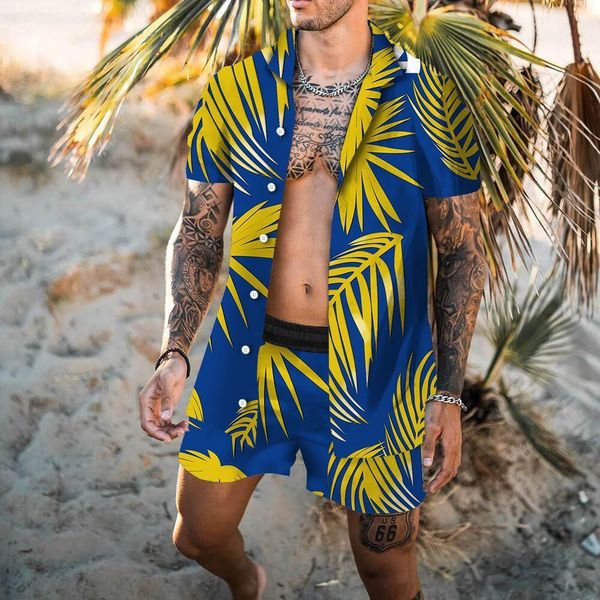 men's tracksuits 2023 men sets leaf plant 3d lapel short sleeve casual shirt beach shorts summer streetwear vacation hawaiian suits s4x, Gray
men's tracksuits 2023 men sets leaf plant 3d lapel short sleeve casual shirt beach shorts summer streetwear vacation hawaiian suits s4x, Gray