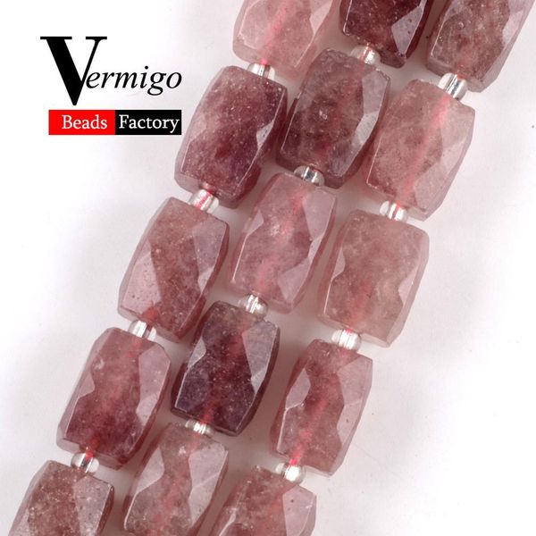crystal natural faceted strawberry quartzs cuboid gem stone spacer beads for jewelry making diy bracelets necklaces 11*15mm 21pcs 15"
crystal natural faceted strawberry quartzs cuboid gem stone spacer beads for jewelry making diy bracelets necklaces 11*15mm 21pcs 15"
