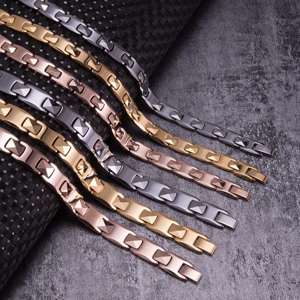 bangle anti scratch tungsten bracelet men gold color chain magnetic bracelet male lovers energy hematite couple bracelet for men women, Black
bangle anti scratch tungsten bracelet men gold color chain magnetic bracelet male lovers energy hematite couple bracelet for men women, Black
