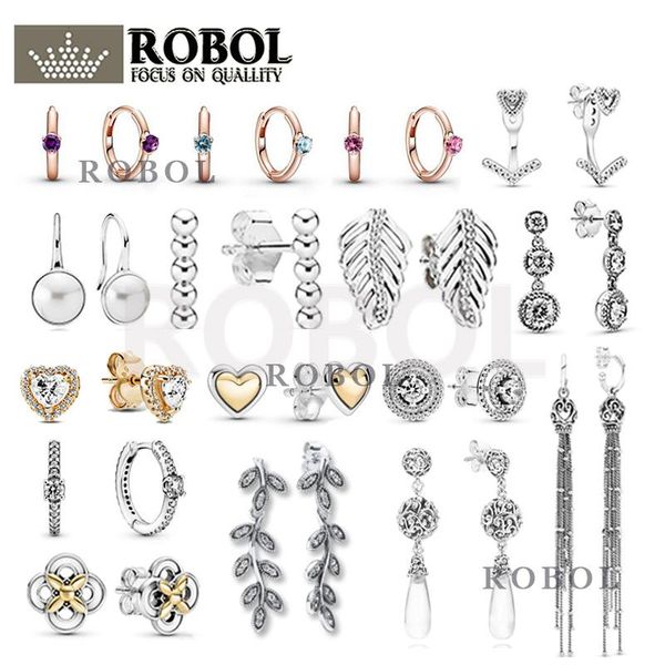stud 8 original 925 sterling silver light multicolor solitaire huggie hoop heart earrings with original women's jewelry gifts, Golden;silver
stud 8 original 925 sterling silver light multicolor solitaire huggie hoop heart earrings with original women's jewelry gifts, Golden;silver