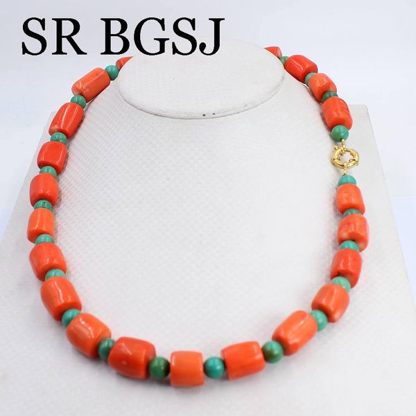 necklaces 1014mm orm orange coral 8mm green turquoise strand women jewelry short choker collar necklace 1620", Silver
necklaces 1014mm orm orange coral 8mm green turquoise strand women jewelry short choker collar necklace 1620", Silver