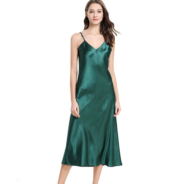 pyjama's satin nightgown long slip sleep dress silk v neck sleepwear solid color nightwear 230520, Black;white
pyjama's satin nightgown long slip sleep dress silk v neck sleepwear solid color nightwear 230520, Black;white
