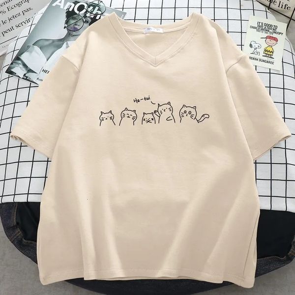 women's plus size tshirt 6xl 150kg tshirts harajuku big cat printed o neck short sleeves loose summer kawaii tshirt 230520, Black
women's plus size tshirt 6xl 150kg tshirts harajuku big cat printed o neck short sleeves loose summer kawaii tshirt 230520, Black