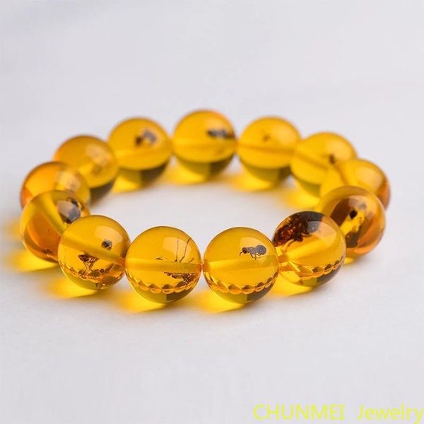 bangle natural baltic amber elastic bracelet men women honey wax insect amberbeads beaded bangles amulet bracelets girlfriend mom gift, Black
bangle natural baltic amber elastic bracelet men women honey wax insect amberbeads beaded bangles amulet bracelets girlfriend mom gift, Black