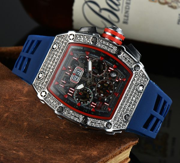 2023 new watch men's leisure diamond watches gold steel case silicone quartz wristwatch strap male relogio masculino ri31, Slivery;brown
2023 new watch men's leisure diamond watches gold steel case silicone quartz wristwatch strap male relogio masculino ri31, Slivery;brown