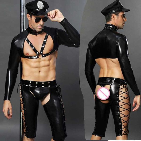 faux leather male police cop uniform set men role play costume clothes pants hat, Red;black
faux leather male police cop uniform set men role play costume clothes pants hat, Red;black
