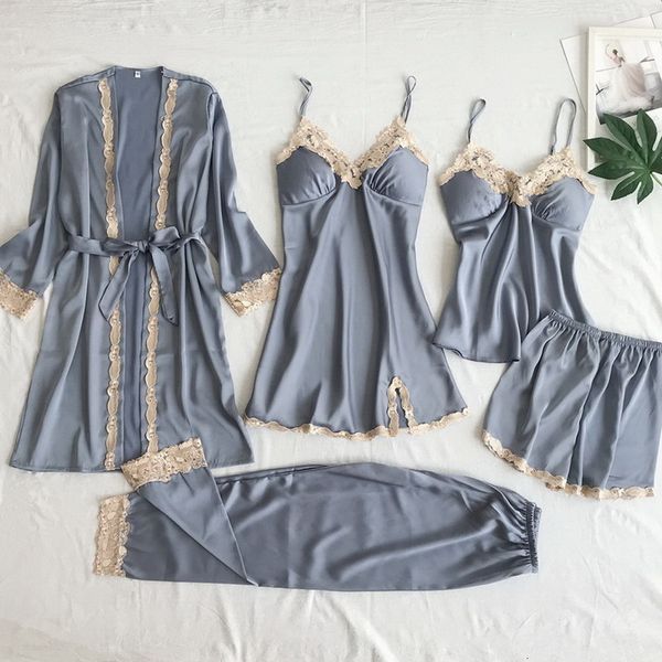 women's sleepwear gray nightgown set women lace nightwear vneck pajamas suit homewear spring robe gown sleep wear pijama negligee 23052, Black;red
women's sleepwear gray nightgown set women lace nightwear vneck pajamas suit homewear spring robe gown sleep wear pijama negligee 23052, Black;red
