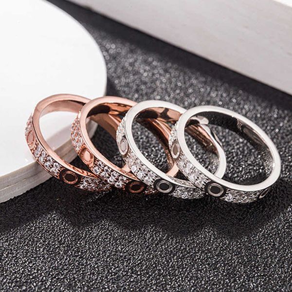 love ring womens couple diamond screw stainless steel zircon jewelry gift men women wedding luxury diamond ring fashion party gift, Silver
love ring womens couple diamond screw stainless steel zircon jewelry gift men women wedding luxury diamond ring fashion party gift, Silver
