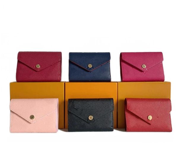 luxurys designers wallets purse bag fashion short victorine wallet embossing classic card holder zippy coin mini purses, Red;black
luxurys designers wallets purse bag fashion short victorine wallet embossing classic card holder zippy coin mini purses, Red;black