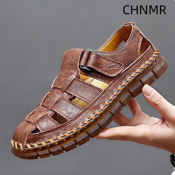 sandals genuine leather sandal for men round toe lightweight comfortable trendy allmatch breathable fashion nonslip shoes summer main 230520, Black
sandals genuine leather sandal for men round toe lightweight comfortable trendy allmatch breathable fashion nonslip shoes summer main 230520, Black