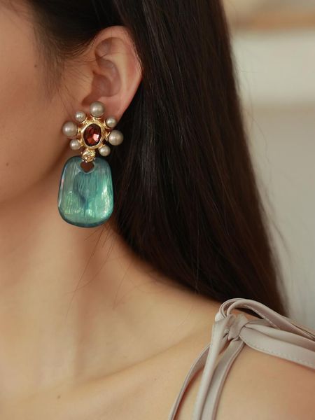 back timeless wonder gorgeous pearl organic glass resin clip earings women designer jewelry punk runway goth statement rare emo 5328, Silver
back timeless wonder gorgeous pearl organic glass resin clip earings women designer jewelry punk runway goth statement rare emo 5328, Silver