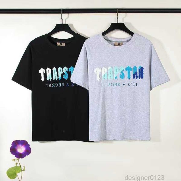 summer trap-star white blue rainbow embroidery t shirt shorts cotton t-shirt for men women, White;black
summer trap-star white blue rainbow embroidery t shirt shorts cotton t-shirt for men women, White;black