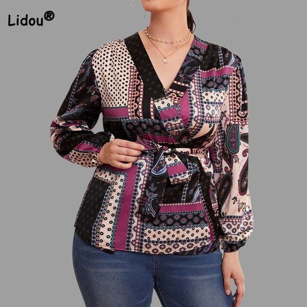 women's plus size tshirt spring summer clothes fashion vintage printing bandage loose light ripening flower color cardigan 230520, Black
women's plus size tshirt spring summer clothes fashion vintage printing bandage loose light ripening flower color cardigan 230520, Black