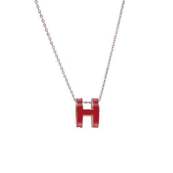 letter necklace enamel pendant suitable for male and female lovers m rose gold lock bone chain, Silver
letter necklace enamel pendant suitable for male and female lovers m rose gold lock bone chain, Silver