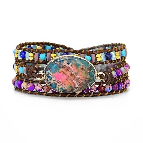 bangle 2021 new hand woven rope irreguiar coiorfui haio dyed stone braceiet for men and women exquisite jeweiry wound ieather rope, Black
bangle 2021 new hand woven rope irreguiar coiorfui haio dyed stone braceiet for men and women exquisite jeweiry wound ieather rope, Black
