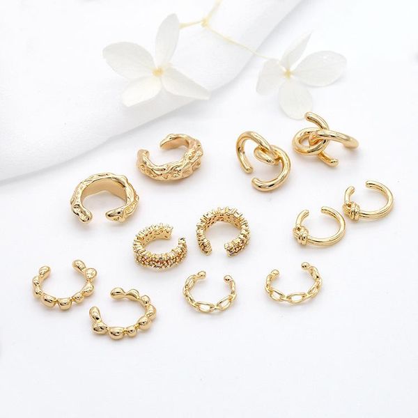 back 10pairs/lot new fashion ear cuff gold color copper simple pattern charms no piercing fake cartilage earrings, Silver
back 10pairs/lot new fashion ear cuff gold color copper simple pattern charms no piercing fake cartilage earrings, Silver