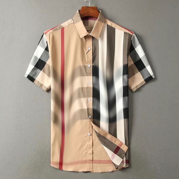 designer mens casual shirt burbereys mens camisas de hombre fashion geometric check print short sleeved lapel business versatile -3xl, White;black
designer mens casual shirt burbereys mens camisas de hombre fashion geometric check print short sleeved lapel business versatile -3xl, White;black