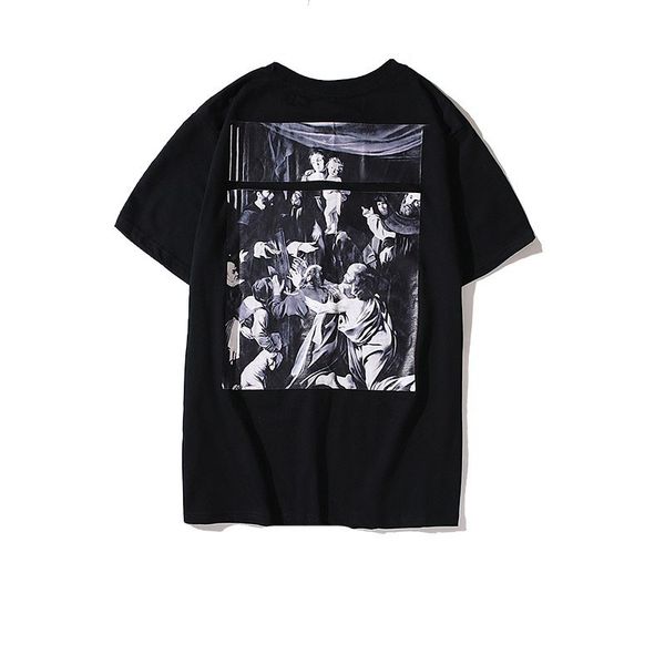 men deisngers fashion tshirts luxury comfort t shirt new men's back large oil painting printed short sleeved loose fitting men's a, White;black
men deisngers fashion tshirts luxury comfort t shirt new men's back large oil painting printed short sleeved loose fitting men's a, White;black